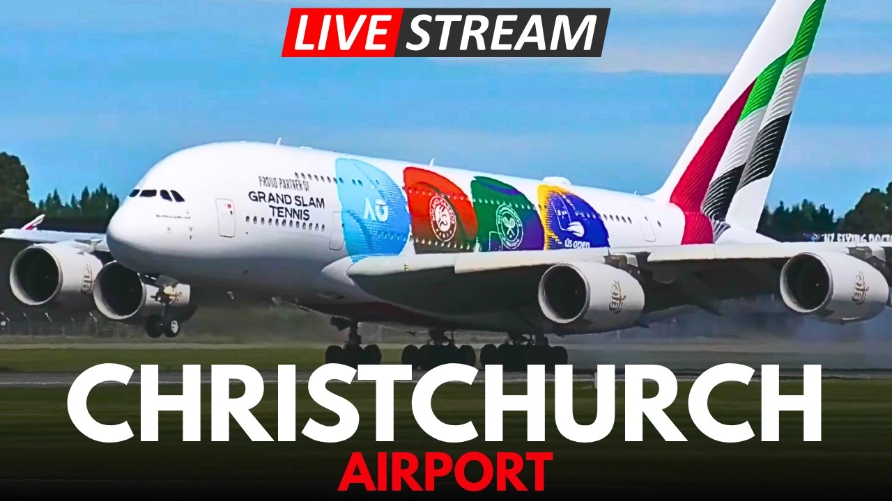 🔴 LIVE Planespotting - Christchurch Airport - 19 Feb 2026 ✈️