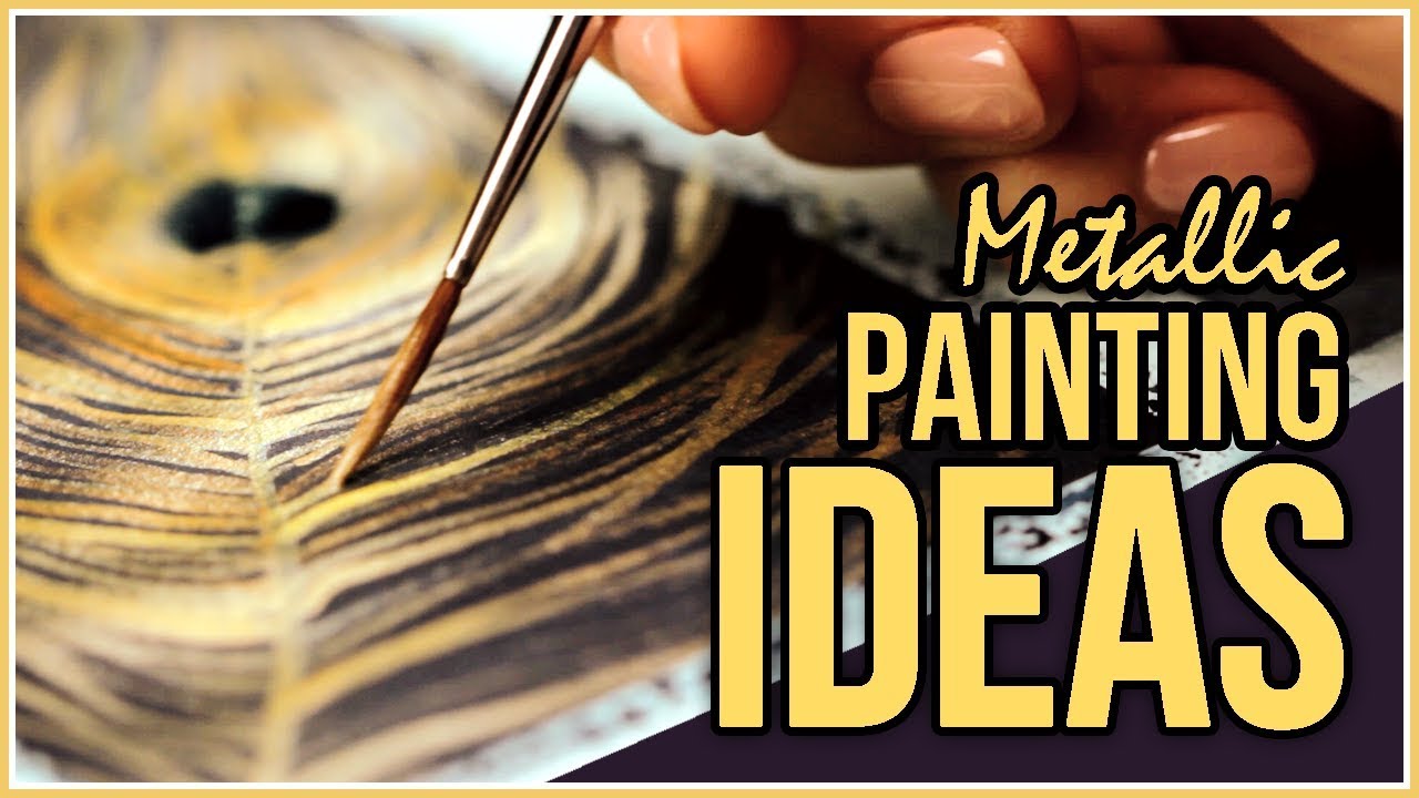 Новичок в металлизированной акварели? Вот что вы можете сделать! Art Journal, четверг