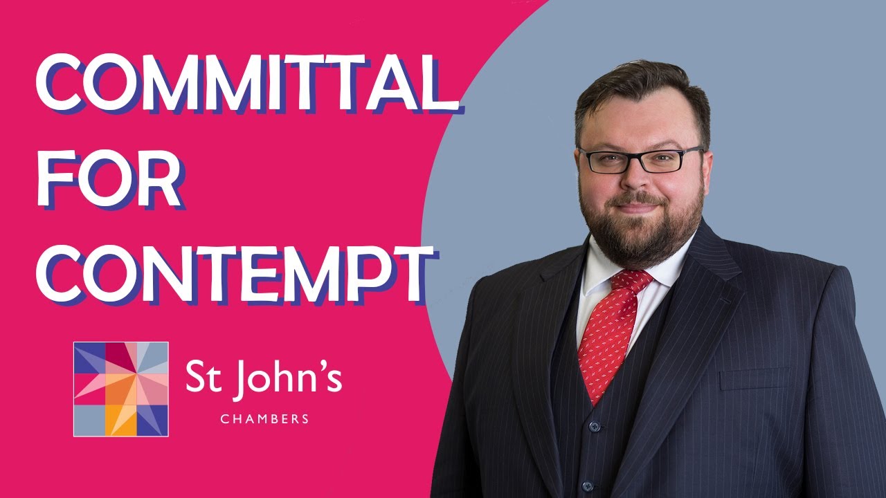 Toolkit Talks Webinar 2 - Committal for contempt