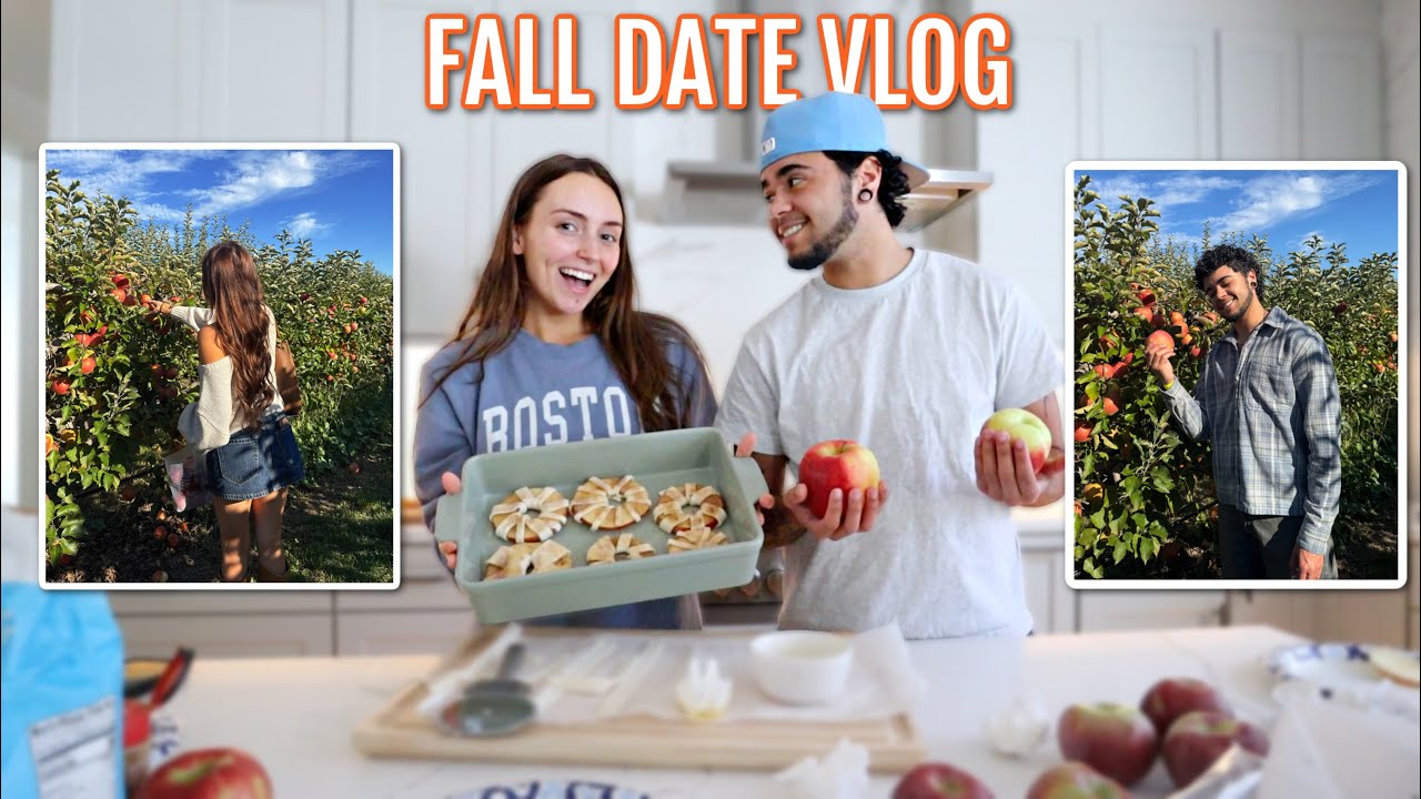 FALL DATE VLOG: come apple picking & bake with us
