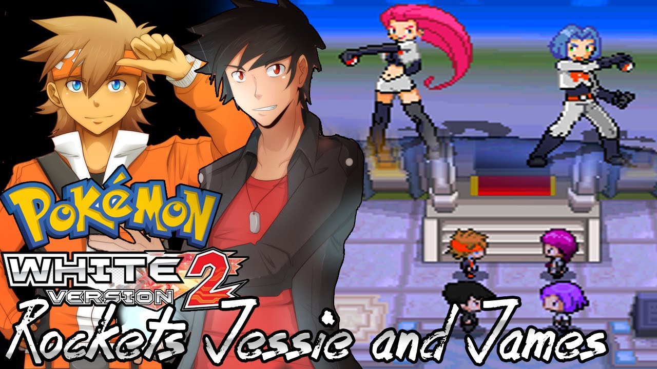 Pokemon White 2 Hack: Vs. Team Rocket's Jessie and James