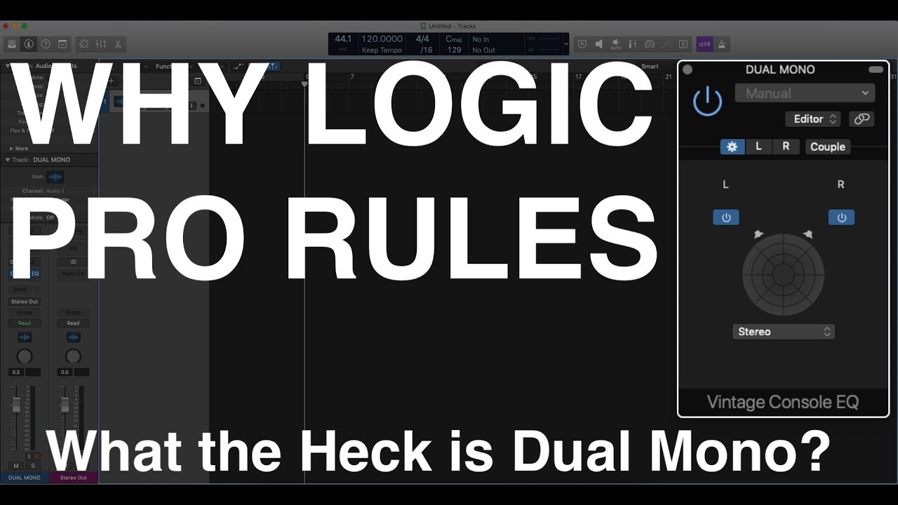 What the Heck is Dual Mono, and When Should You Use it in Logic?