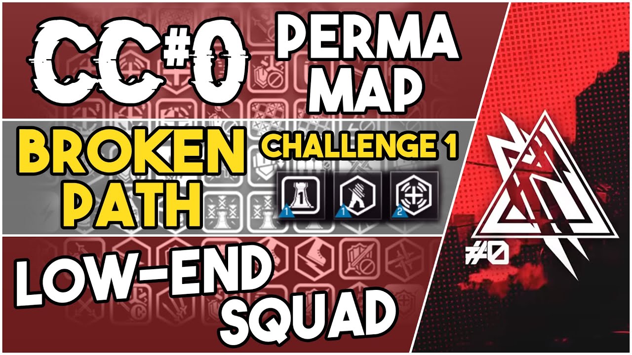 【明日方舟/Arknights】[CC#0 Permanent Map - Broken Path Challenge 1] - Low End Squad - Arknights Strategy