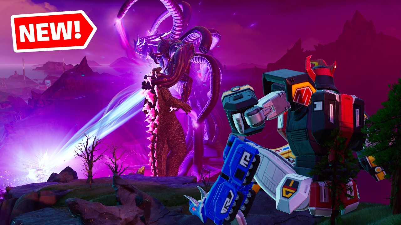 [Unseen Footage] What do Megazord doing in the Zero Hour Live Event in Fortnite