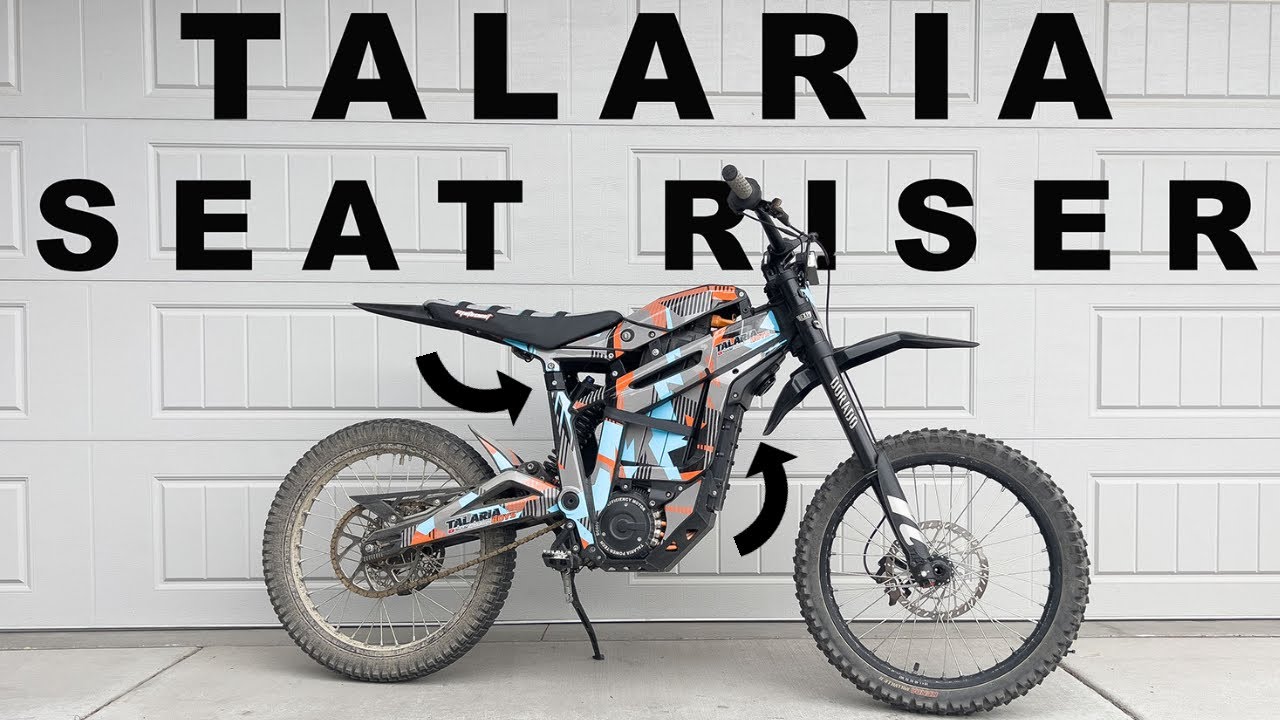 Dirty Bike Talaria Sting Seat Riser! // We also install other much needed upgrades!