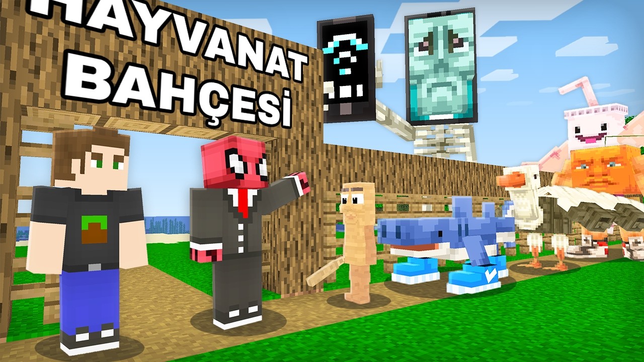 İtalyan Brainrot Hayvanat Bahçesi Yaptık - Minecraft