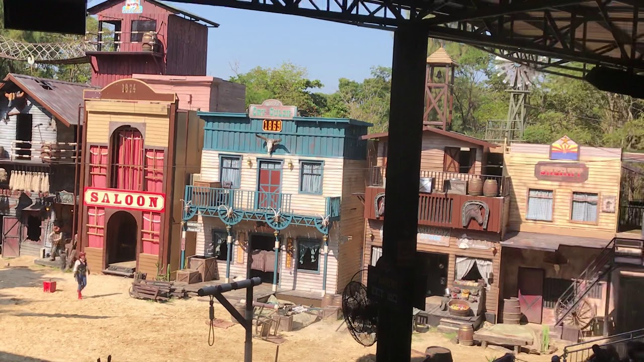 Western Cowboy Stunt Show @Safari-World Thailand