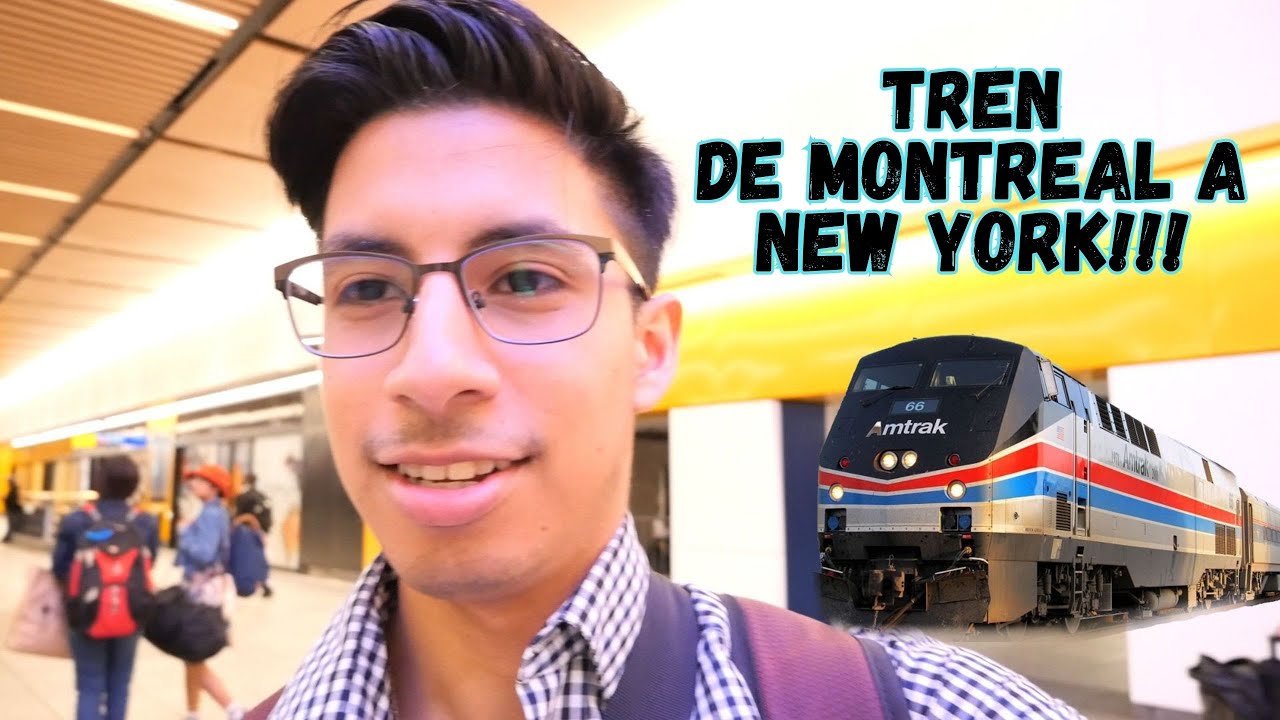 Viaje en TREN de Montreal a New York 🚄  | AMTRAK Adirondack 🌳