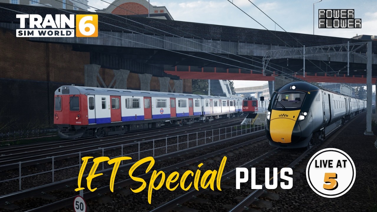 TRAIN SIM WORLD 6 | TSW6 | LIVE AT 5 | IET SPECIAL PLUS ! #tsw6 #trainsimulator