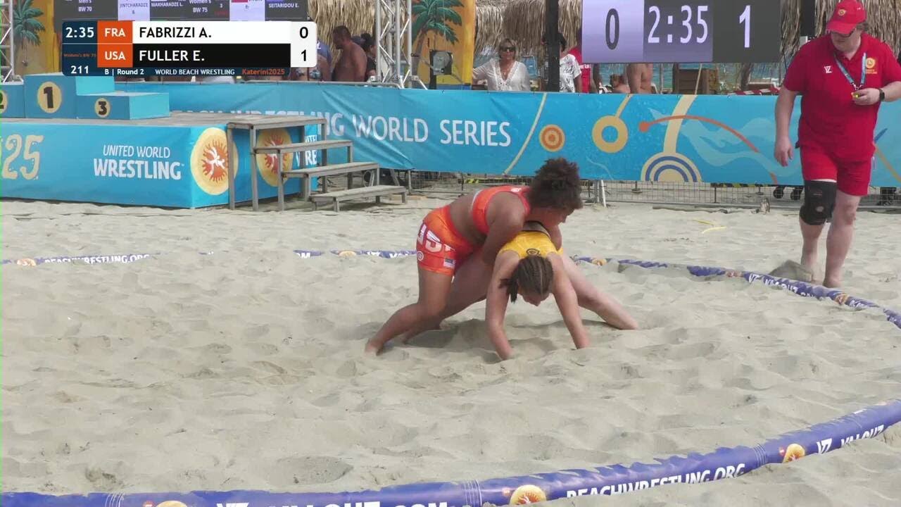 Abigail Leanne FABRIZZI (FRA) vs. Ezmerelda Aurora FULLER (USA) &bull; B | Round 2 &bull; Women's BW 75Kg