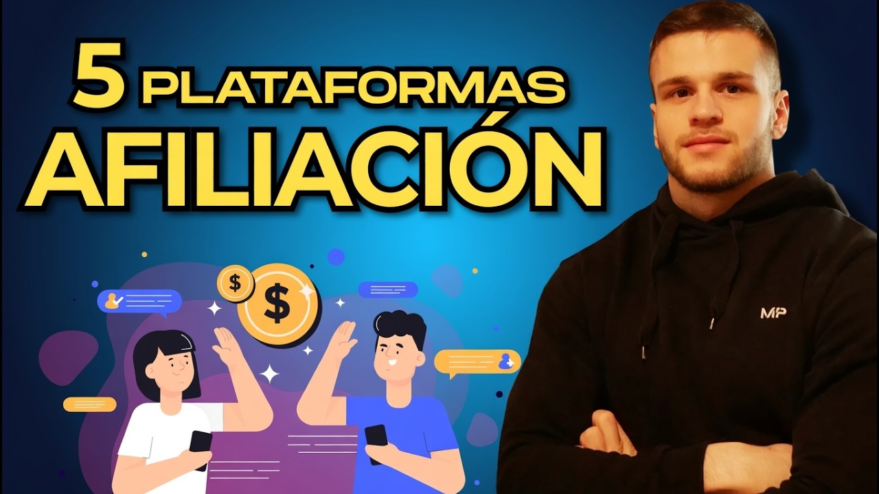 5 Mejores PLATAFORMAS de MARKETING DE AFILIADOS en 2026