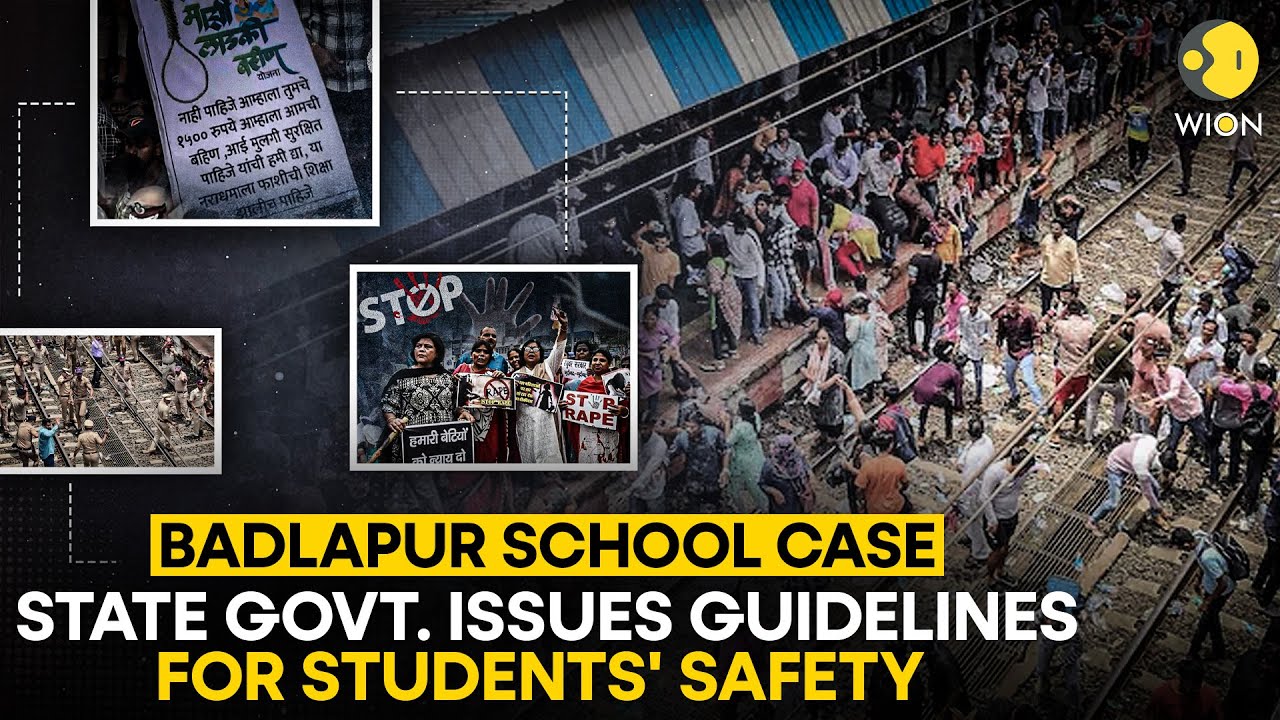Badlapur school case: Maharashtra govt. issues guidelines for students' safety in schools | WION