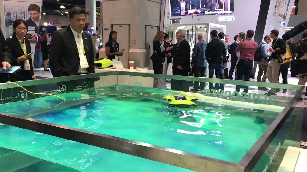 FIFISH P3 4K Underwater Drone | Diving Demonstration at CES 2018