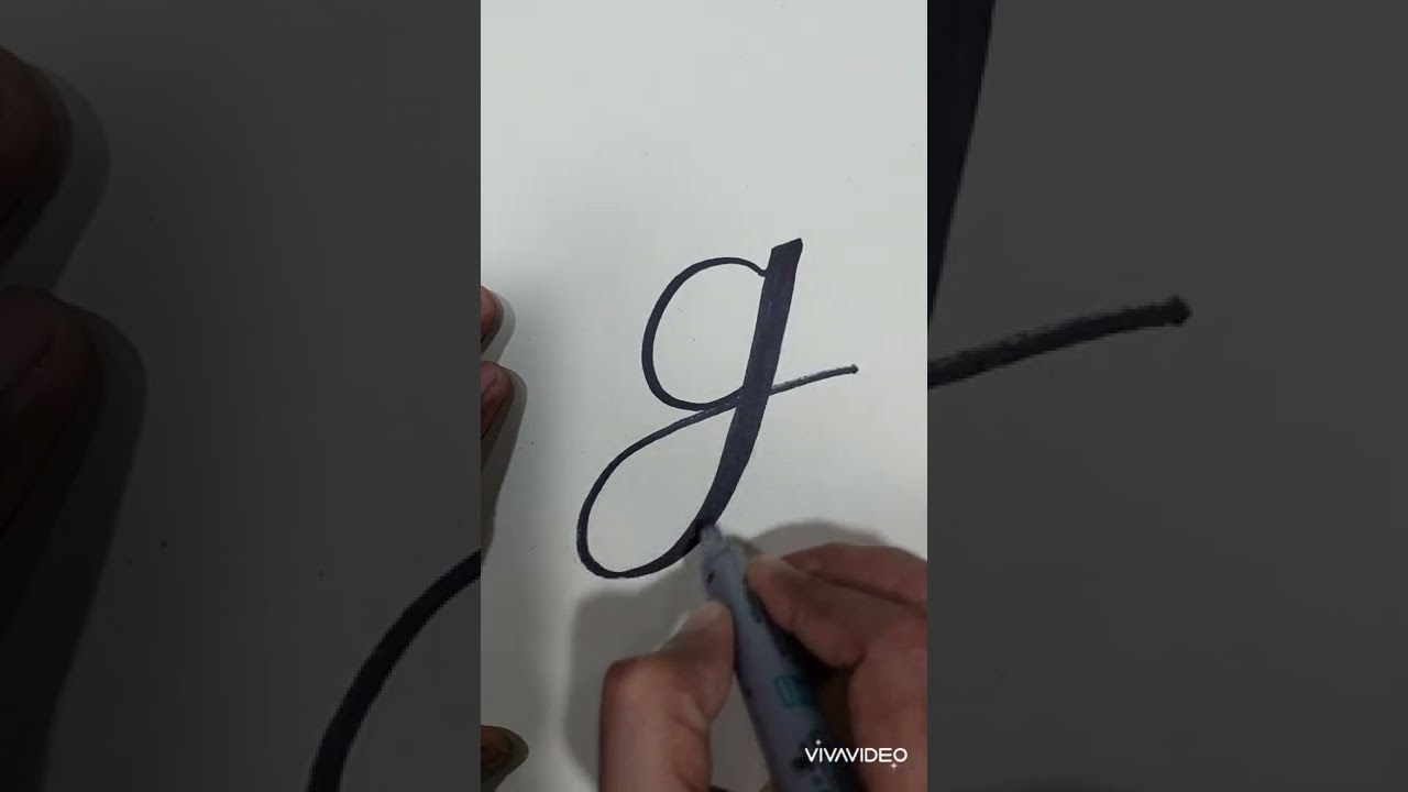 ( g ) new cursive letter g ' cursive font g , tattoo font g  how to written g 