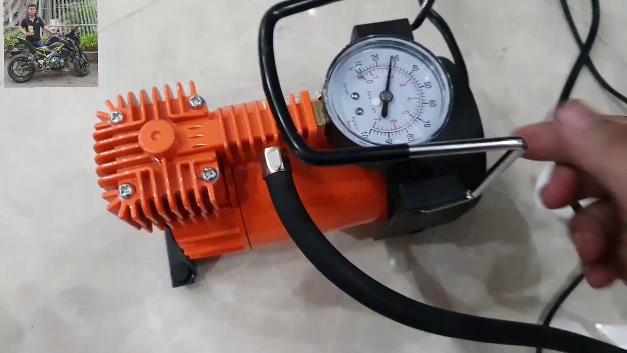 Máy Bơm Bánh Xe Mini Nè mấy Bạn || Hiroma Bơm nhanh Lắm