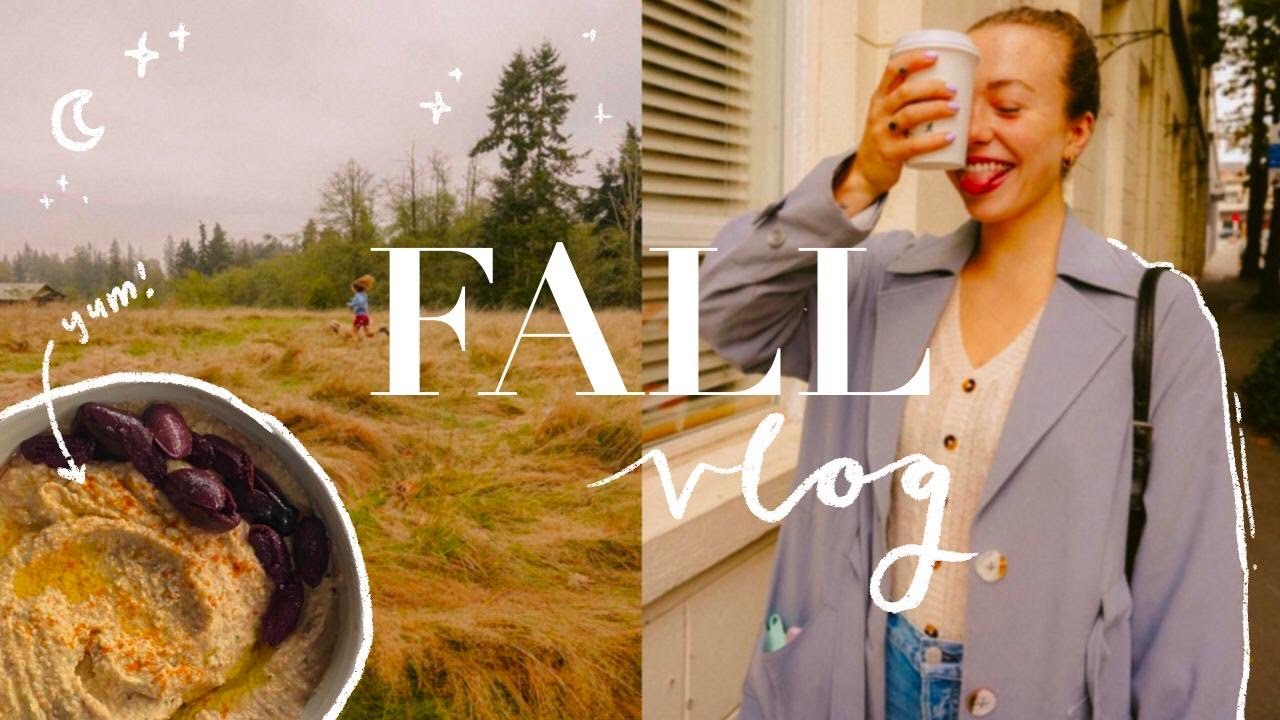 FALL VLOG 🍂organizing, making hummus, hanging out with my hubby!