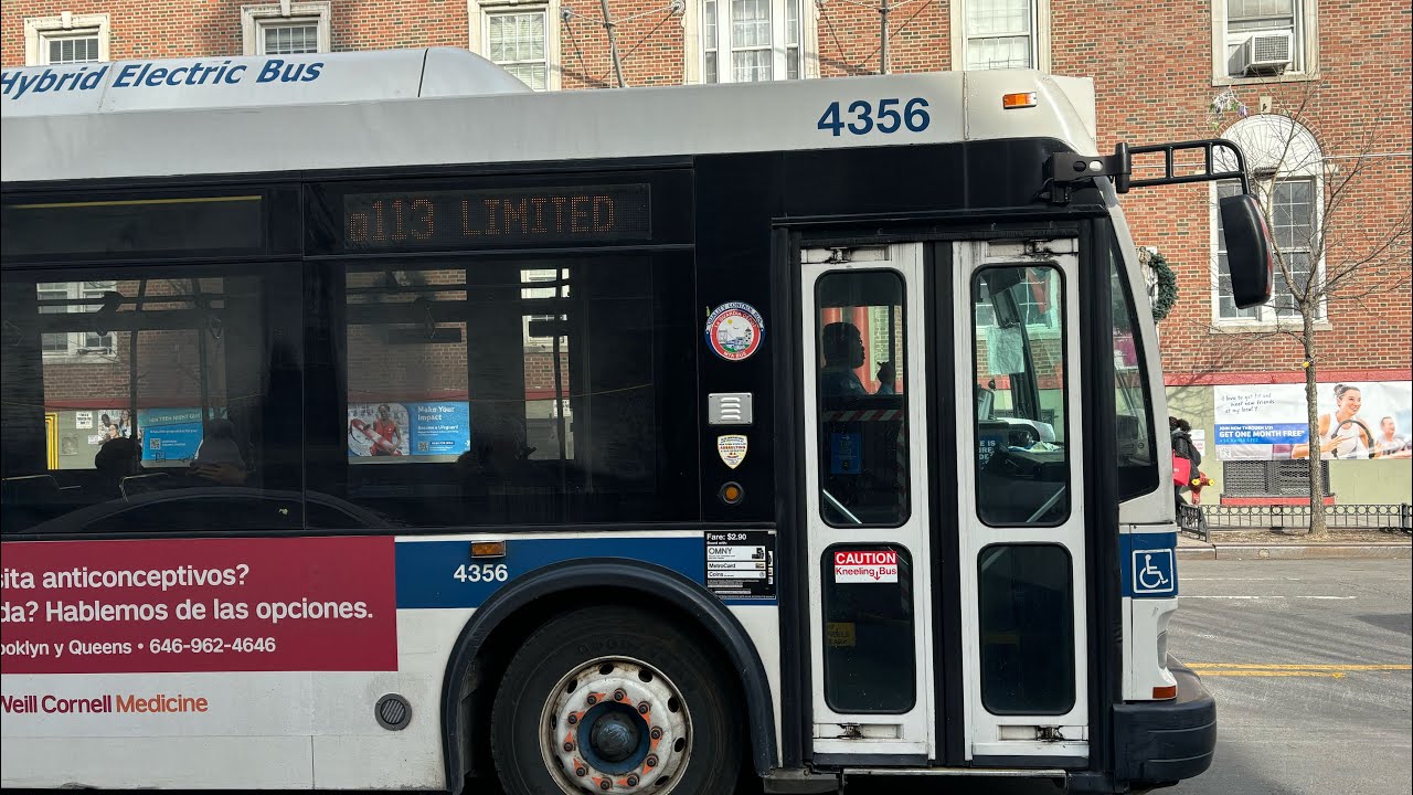 MTA Bus || 2009 Orion VII NG HEV #4356 [Audio Recording]