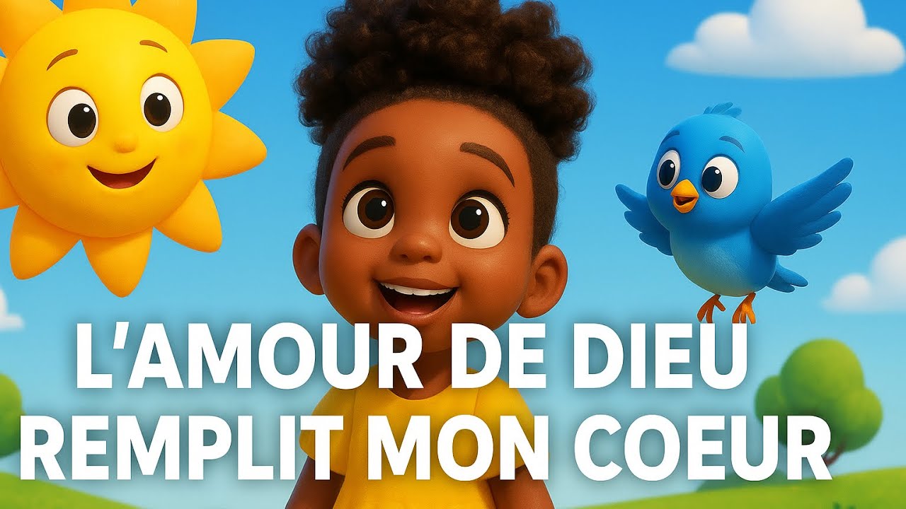 🎶Chant pour enfants - L’amour de Dieu remplit mon cœur 💖 | Chanson Gospel pour la Famille 