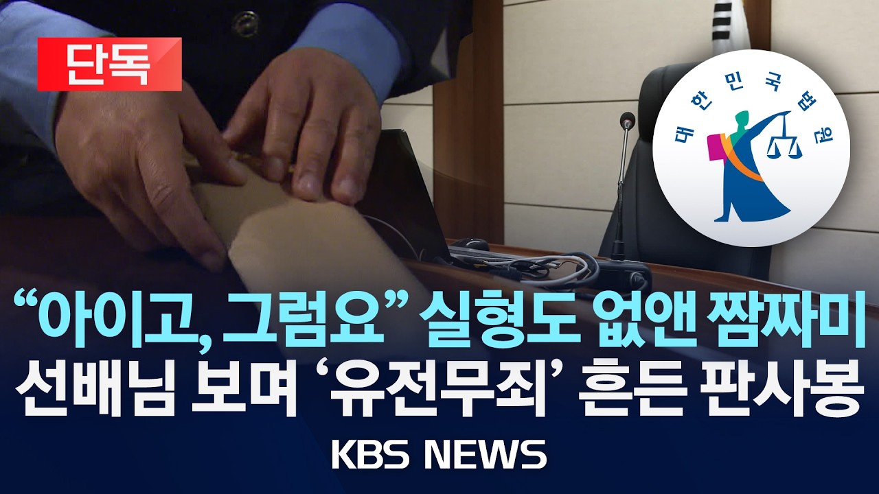 [단독] '응당' 해드렸나 실형도 없앤 짬짜미/