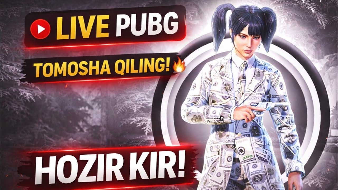 PUBG MOBILE 🤯 LIVE WOW LOBBILAR LIKE BOSING KIRING 🫂 OBUNA BOʻLING 300oz qoldi