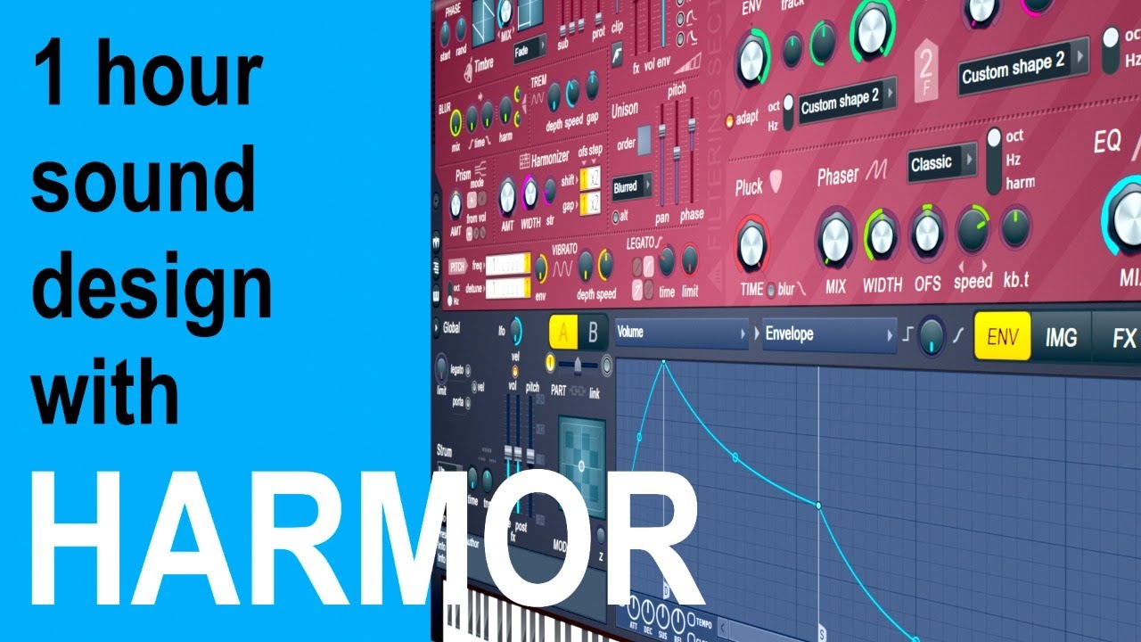 1 hour sound design w/ Harmor