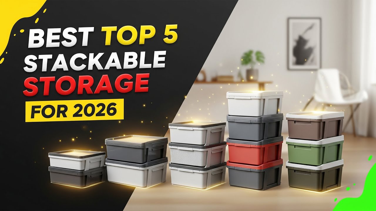 Best Top 5 Stackable Storage For 2026 | Smart Space-Saving Organizers