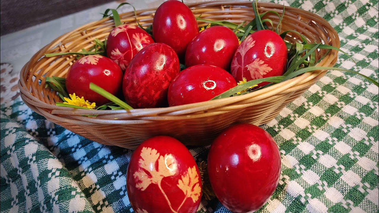 Cum să vopsești natural ouăle de Paște, cu sfeclă roșie!🥚🐣🥚