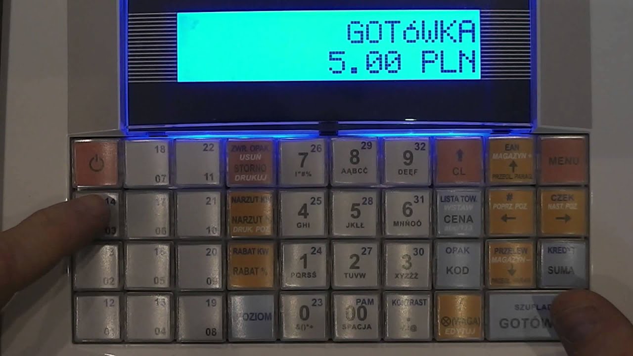 Kasa fiskalna Elcom 150 TE Flexy prezentacja