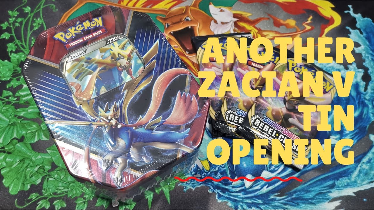 Another Pokemon Legends of Galar Tins - Zacian V Opening!