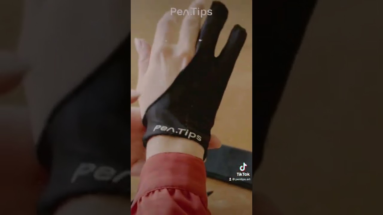 The PenTips Drawing Glove is engineered to keep sweat off of your tablet and help you draw smoothly