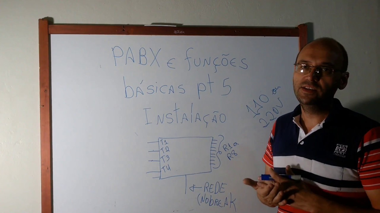 PABX e funções parte 5 instalação do PABX