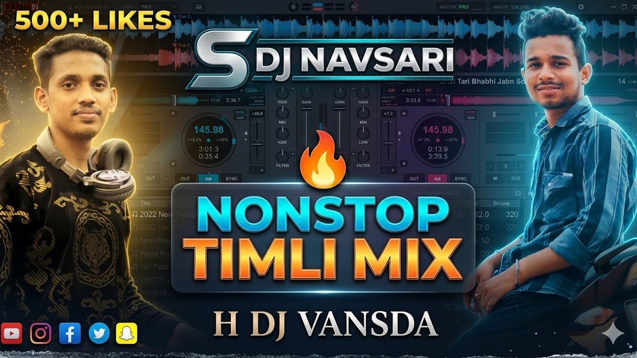 S DJ NAVSARI 🔥 NONSTOP TIMLI MIX_H DJ VANSDA