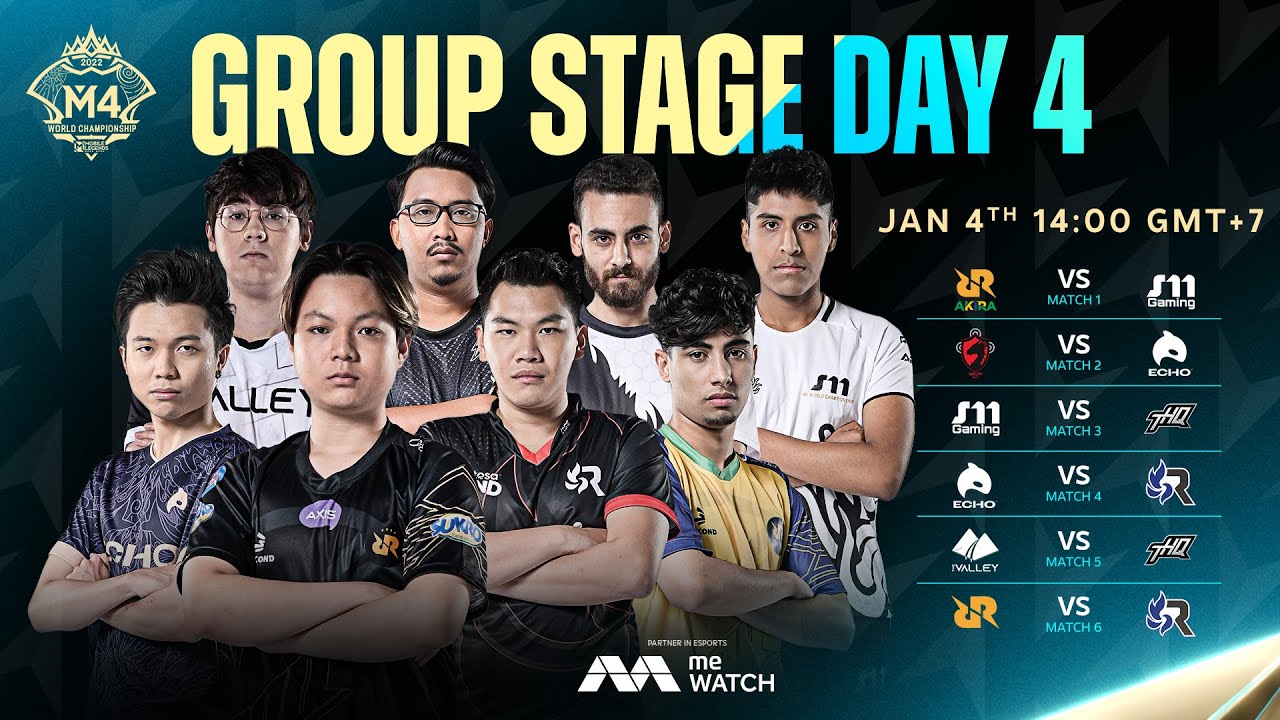 English | M4 Group Stage Day 4 | M4 World Championship