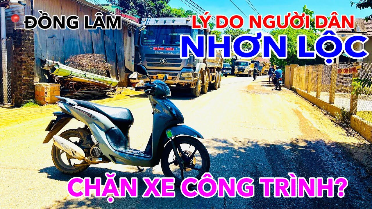 VÌ SAO NGƯỜI DÂN THÔN ĐỒNG LÂM, XÃ NHƠN LỘC CHẶN XE CÔNG TRÌNH THI CÔNG CAO TỐC TRƯA NGÀY 4/6?