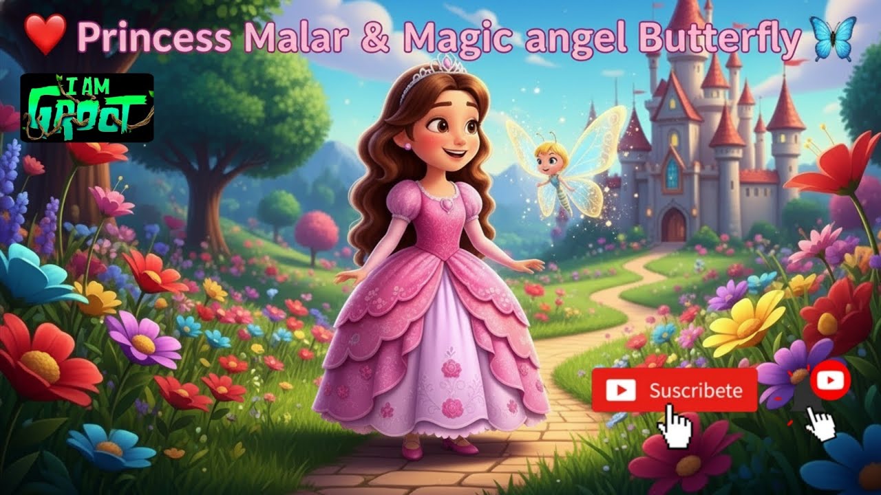 ❤️இளவரசி மலர் & மாய எஞ்சல் பட்டாம்பூச்சி 🦋 |அழகான தமிழ் குழந்தைகள் கதை | Princess Story Tamil