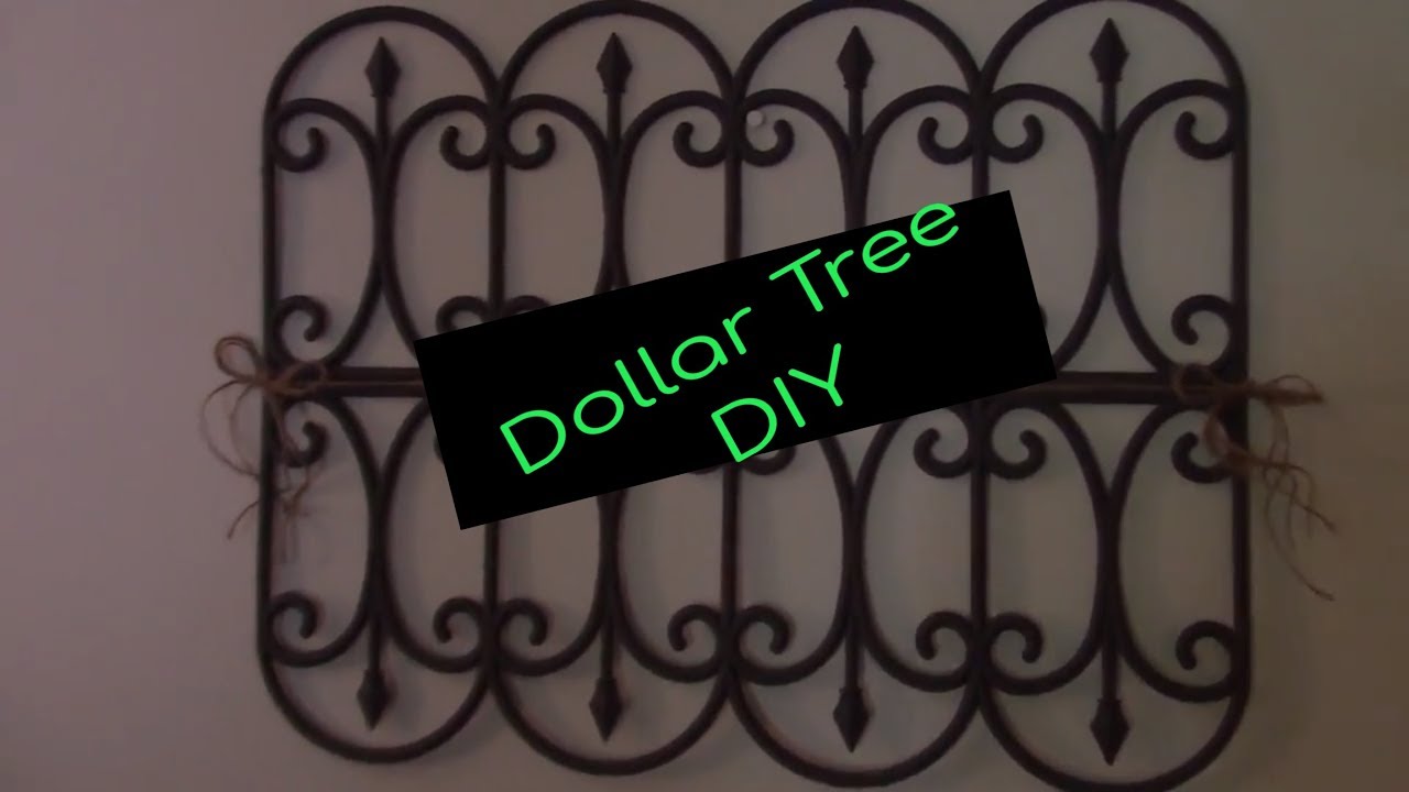 Dollar Tree DIY Garden Fence Wall Decor
