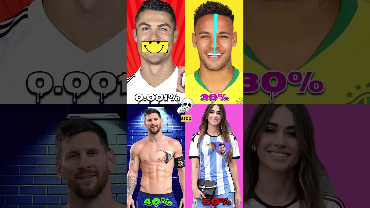 Football STOP Challenge 😱 Only 0.0001% Can Win Ronaldo || Messi || Neymar Jr 
