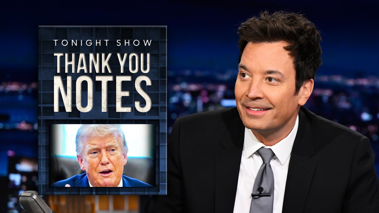Thank You Notes: Trump's Strategy with Iran War, Weeds | The Tonight Show Starring Jimmy Fallon
