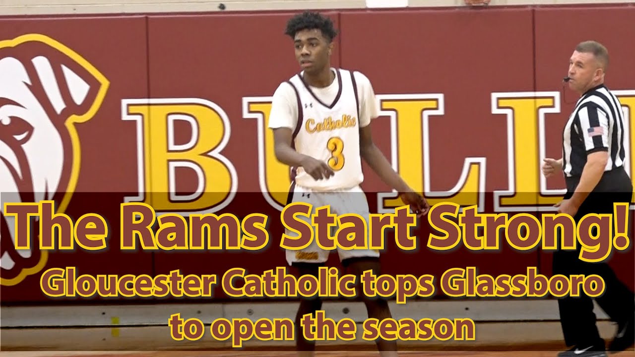 Gloucester Catholic 49 Glassboro 40 | Boys Basketball | Trey Battle 14 points + 14 rebounds!
