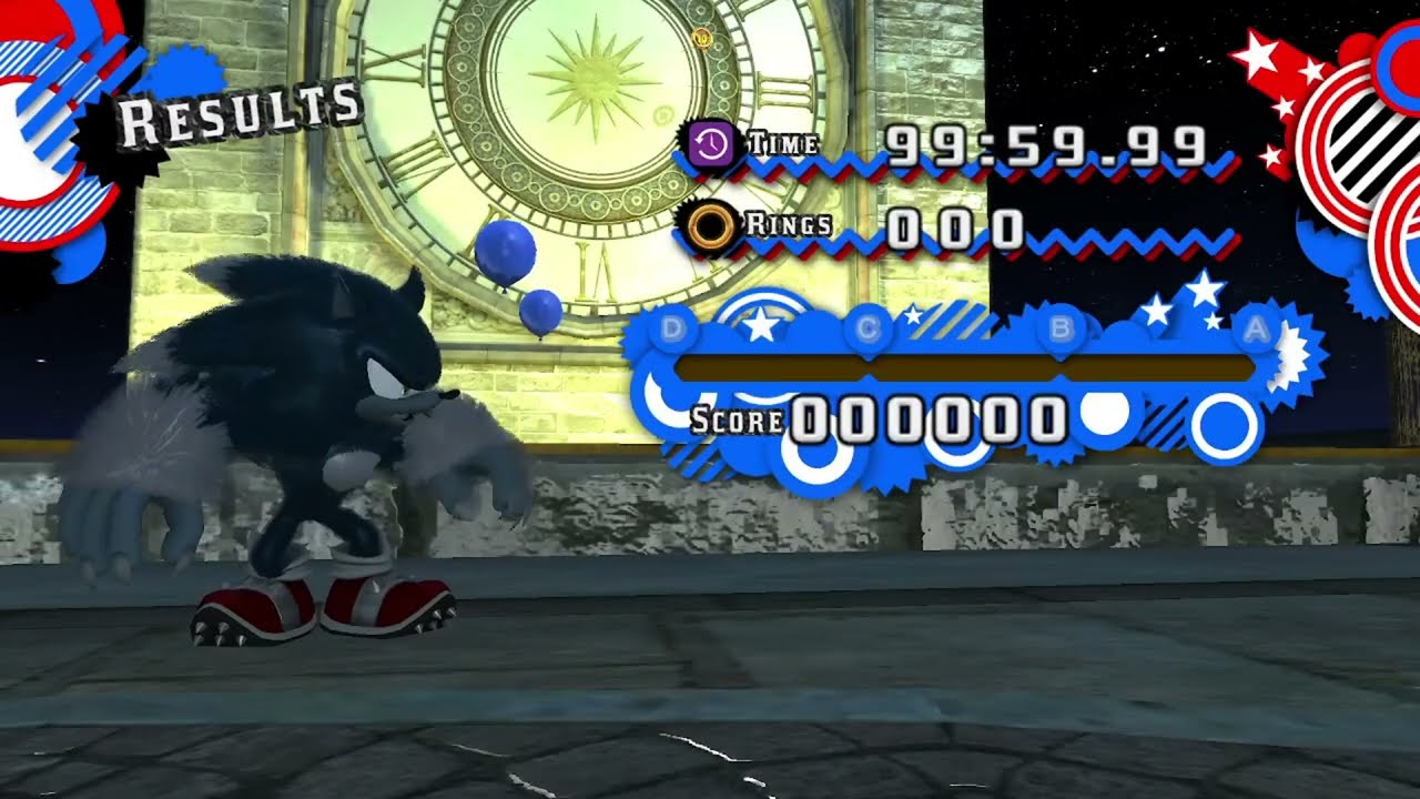 Sonic generations: Rooftop run Night act1