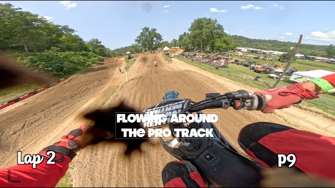 Racing the PRO Track  - Open A Moto 2 at Spring Creek MX