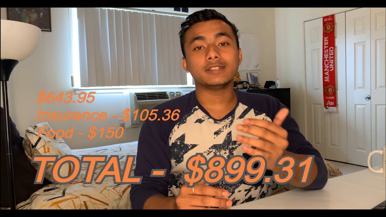 My TRUE cost of living in United States by Nepalese F1 Student