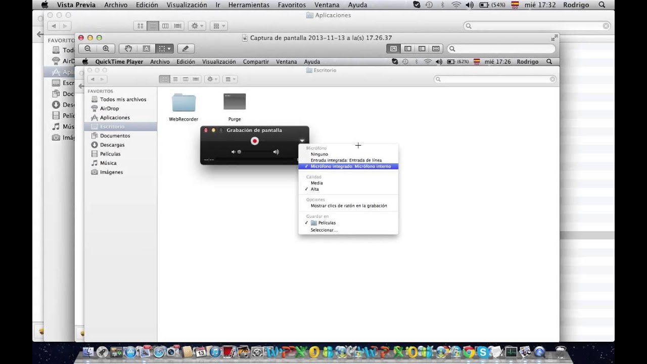 Recording your screen - QuickTime not recording your voice - How to fix