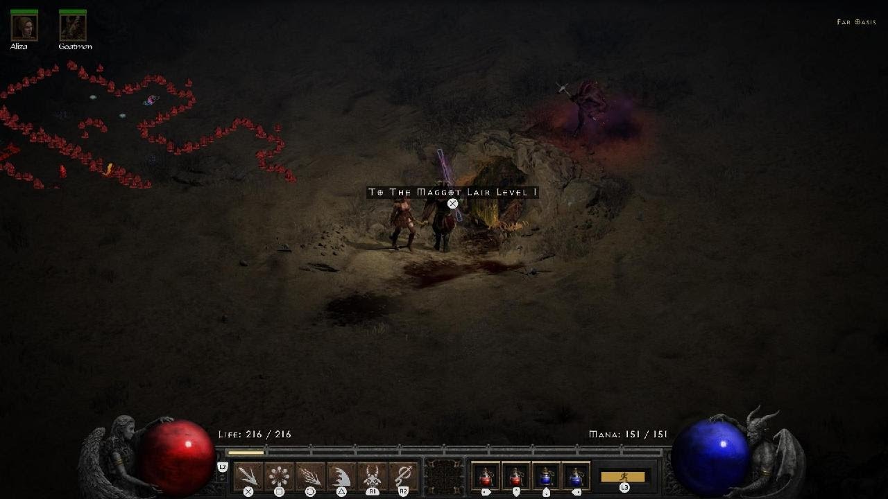 Diablo II: Resurrected Reign of the Warlock Act 2: The Maggot Lair Horadric Staff Quest