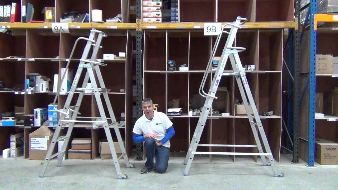 Heavy Duty Warehouse Platform Step Ladder | Stradbally Ladders