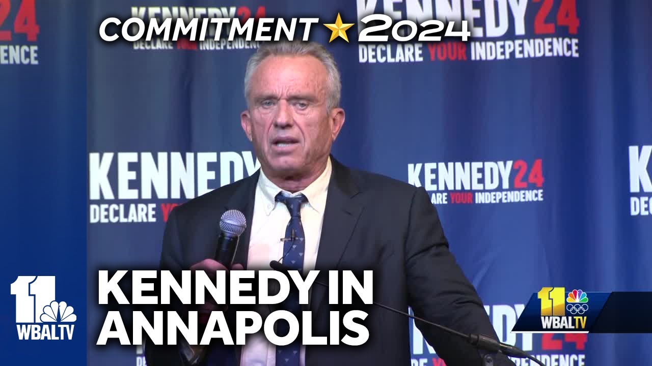Robert F. Kennedy Jr. holds election rally in Annapolis