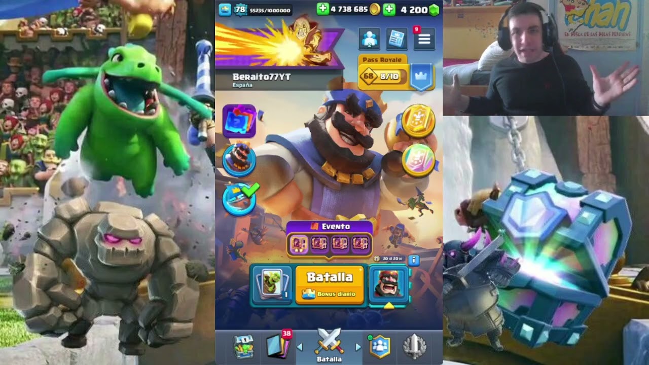 MI OPINION DEL NUEVO HEROE GRATIS Y JUGAMOS A LIGA DE C.A.O.S. ¡¡¡ - CLASH ROYALE 