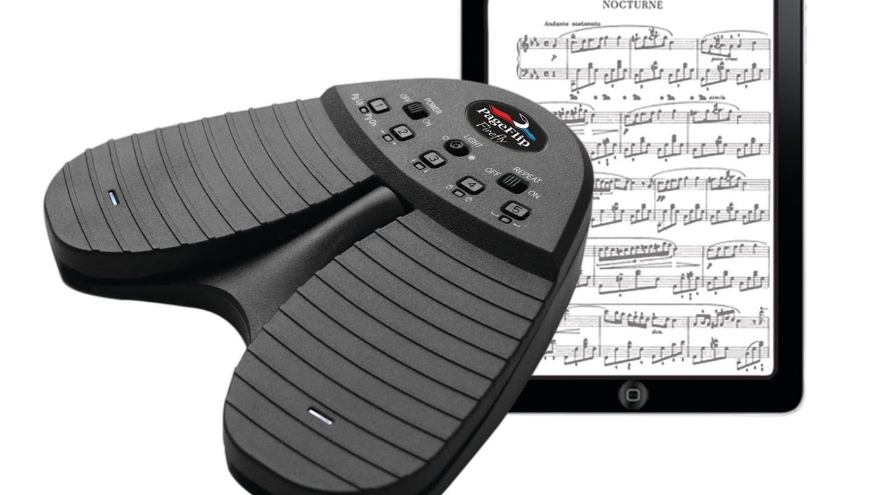 PageFlip Firefly Bluetooth/USB Page Turner Pedal