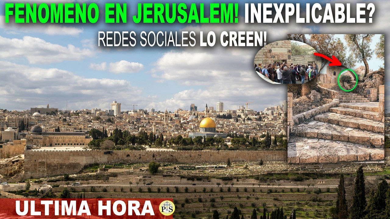 🔴 FENOMENO EN JERUSALEM, MILES lo CREEN en las REDES SOCIALES!