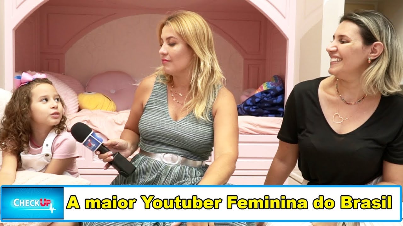 PROGRAMA CHECK UP Valentina Pontes a maior Youtuber  mirim do Brasil